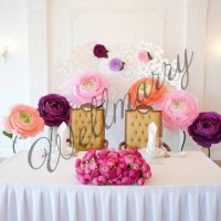 Ростовой цветок из бумаги "Ранункулюс розовый" Ростовой цветок из бумаги "Ранункулюс розовый"